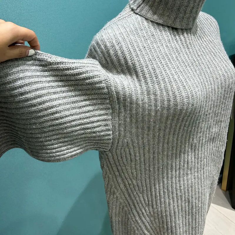 Acne Studios Acne Studios Women's Knit Sweater in Light Gray Size XS / US 0-2 / IT 36-38 - 7 Thumbnail