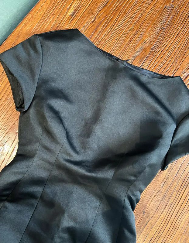 Acne Studios Acne Studios Black Cotton Midi Dress Size ONE SIZE - 3 Thumbnail