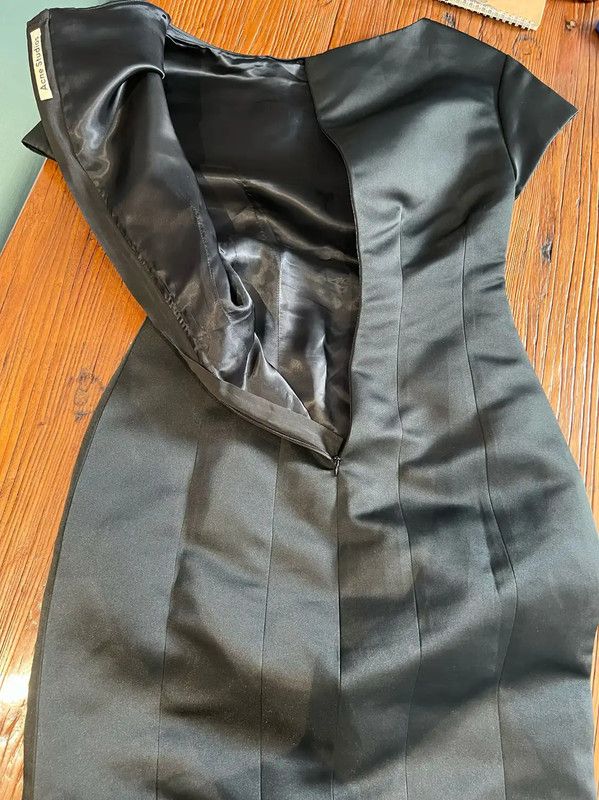 Acne Studios Acne Studios Black Cotton Midi Dress Size ONE SIZE - 6 Thumbnail