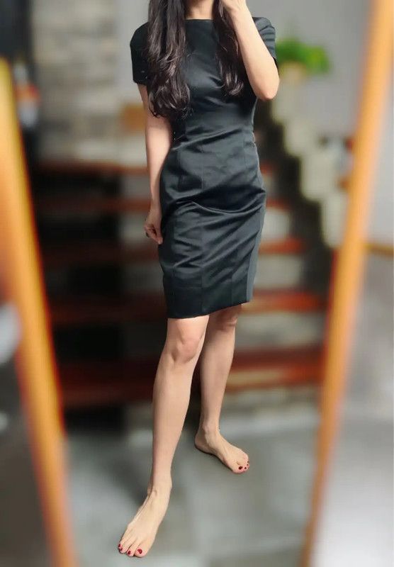 Acne Studios Acne Studios Black Cotton Midi Dress Size ONE SIZE - 8 Thumbnail