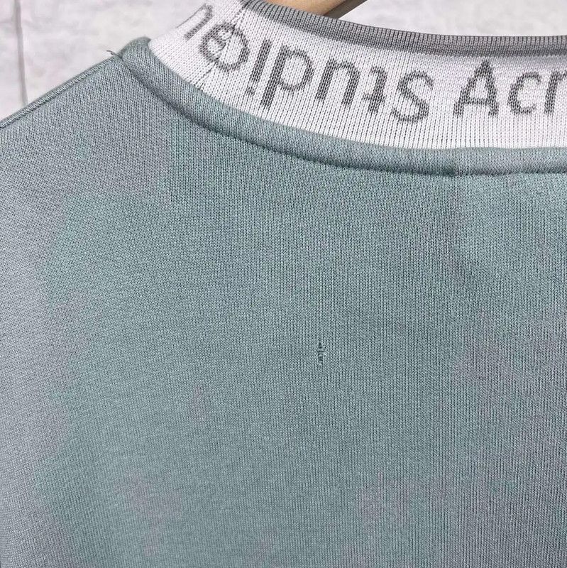 Acne Studios Acne Studios Blue Cotton Women's Sweatshirt Size M / US 6-8 / IT 42-44 - 7 Thumbnail