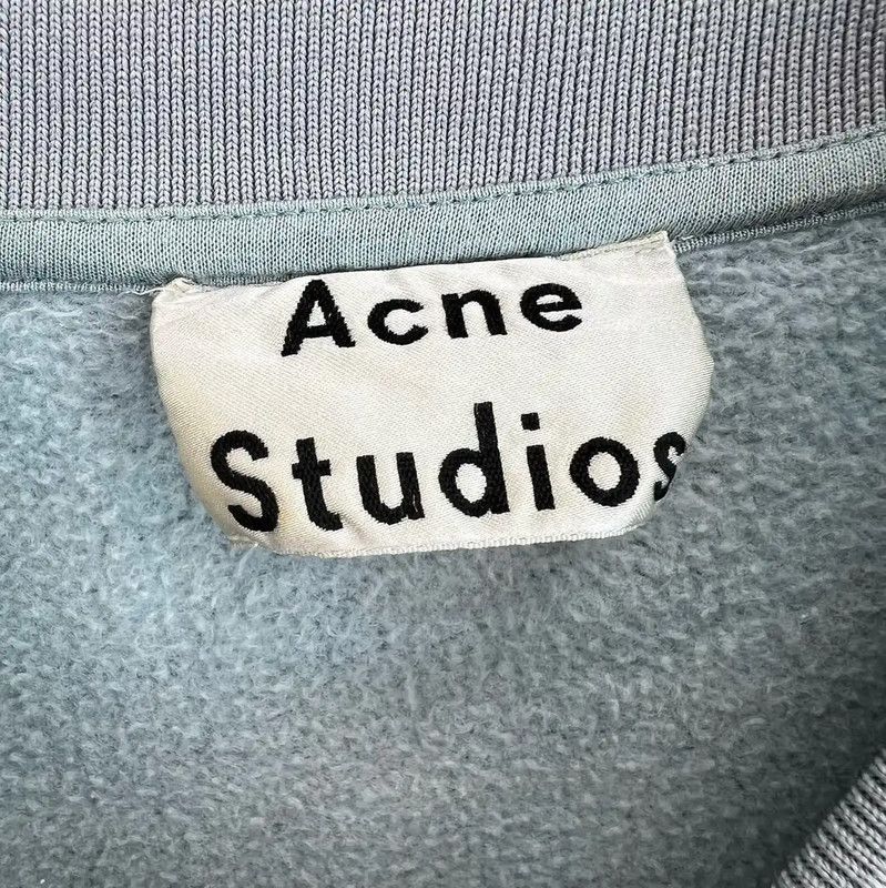 Acne Studios Acne Studios Blue Cotton Women's Sweatshirt Size M / US 6-8 / IT 42-44 - 3 Thumbnail
