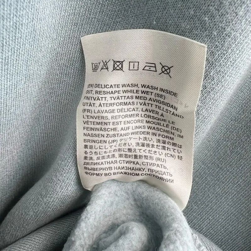 Acne Studios Acne Studios Blue Cotton Women's Sweatshirt Size M / US 6-8 / IT 42-44 - 5 Thumbnail