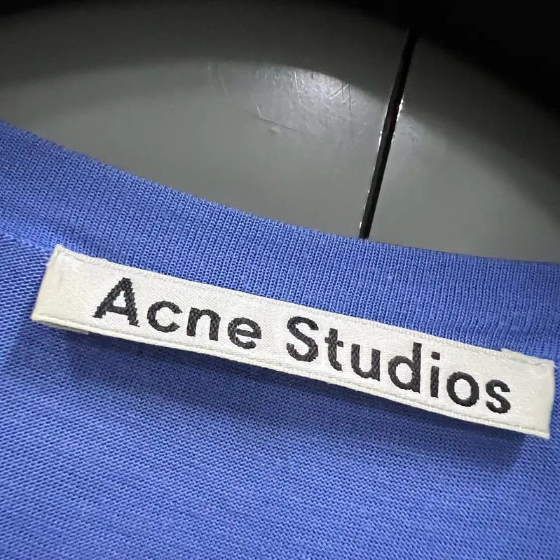 Acne Studios Acne Studios Summer Blue Cotton Dress Size S / US 4 / IT 40 - 2 Thumbnail