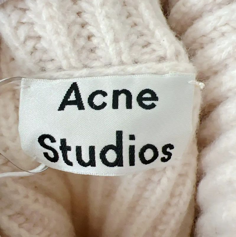 Acne Studios Acne Studios Beige Wool Long Sleeve Knit Sweater Size XXS / US 00 / IT 34 - 9 Thumbnail