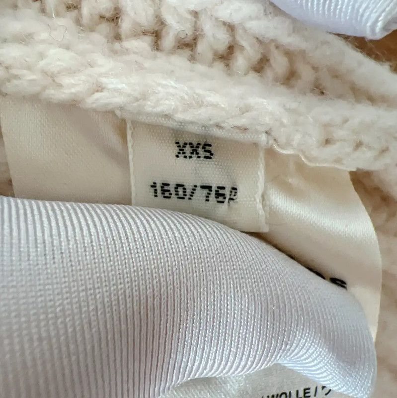 Acne Studios Acne Studios Beige Wool Long Sleeve Knit Sweater Size XXS / US 00 / IT 34 - 6 Thumbnail