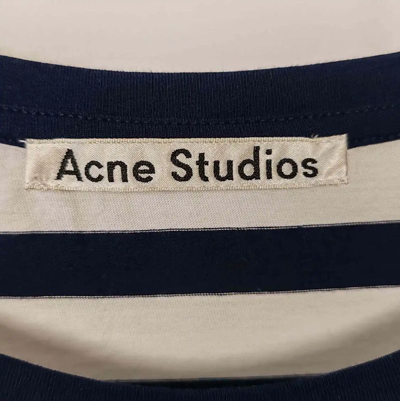 Acne Studios Acne Studios Striped Cotton T-Shirt for Women Size XS / US 0-2 / IT 36-38 - 3 Thumbnail