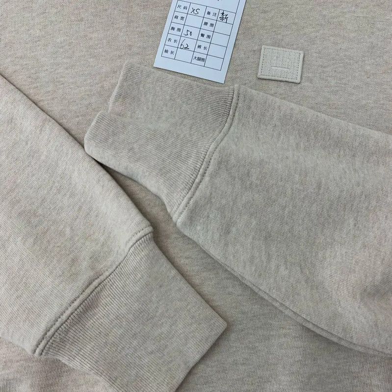 Acne Studios Acne Studios Beige Cotton Women's Sweatshirt Size XS / US 0-2 / IT 36-38 - 4 Thumbnail