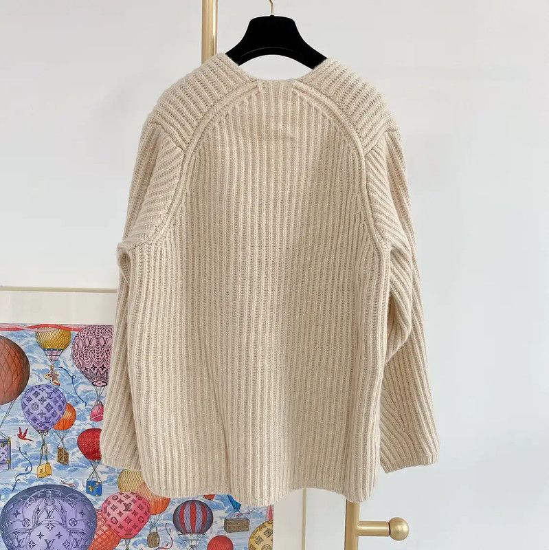 Acne Studios Acne Studios Yellow Wool Knit Sweater Size XS / US 0-2 / IT 36-38 - 2 Thumbnail