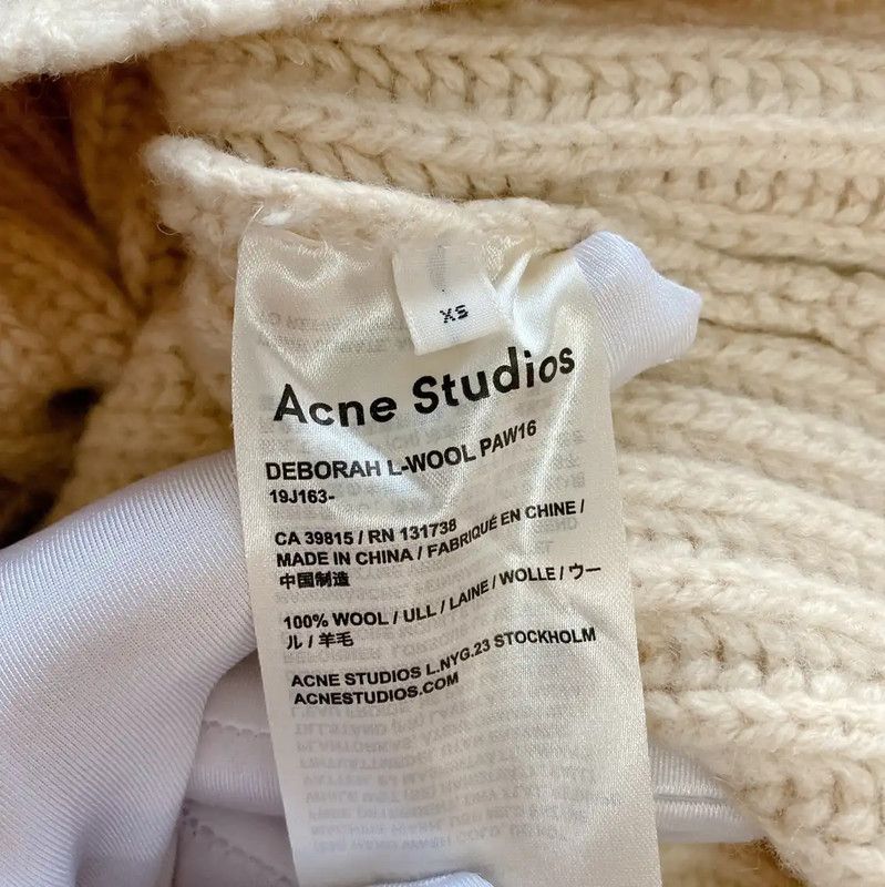 Acne Studios Acne Studios Yellow Wool Knit Sweater Size XS / US 0-2 / IT 36-38 - 6 Thumbnail