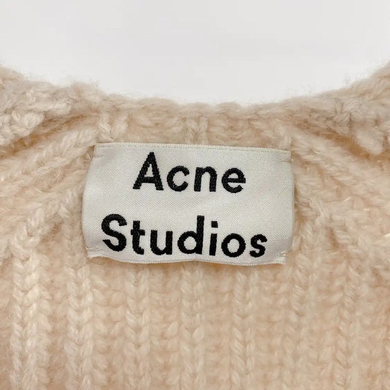 Acne Studios Acne Studios Yellow Wool Knit Sweater Size XS / US 0-2 / IT 36-38 - 5 Thumbnail