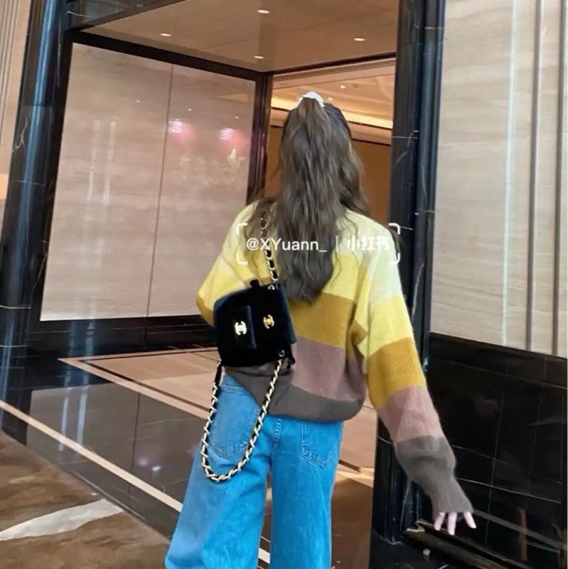 Acne Studios Multicolor Striped Long Sleeve Sweater