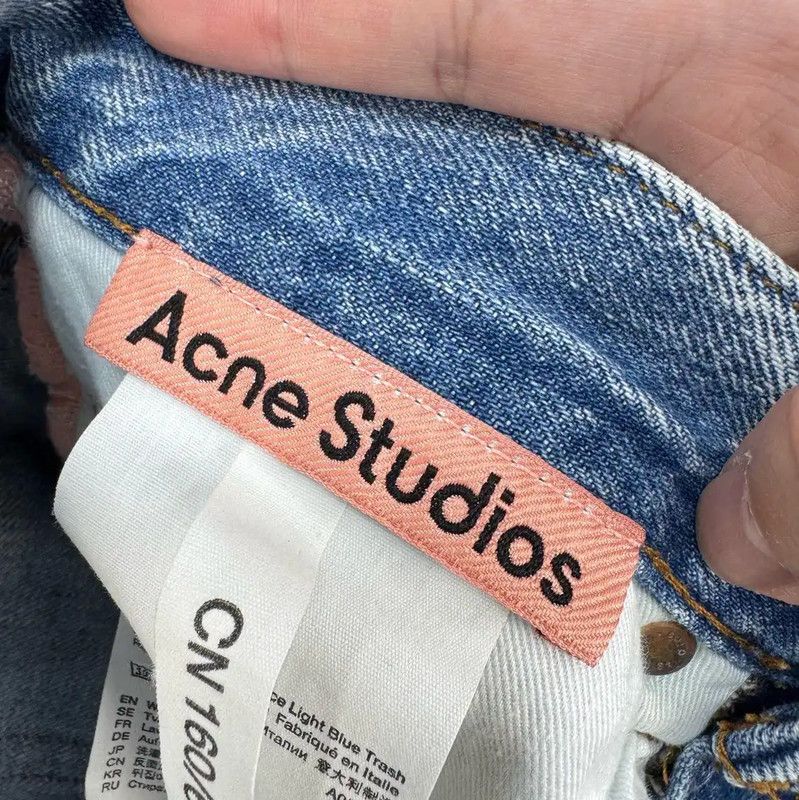 Acne Studios Acne Studios Light Blue Women's Denim Jeans Size 23" - 6 Thumbnail
