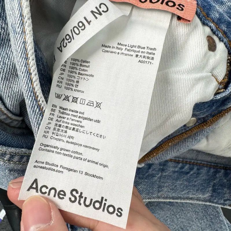 Acne Studios Acne Studios Light Blue Women's Denim Jeans Size 23" - 7 Thumbnail