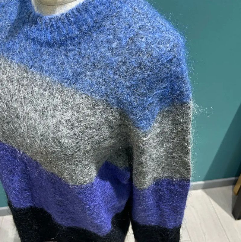 Acne Studios Acne Studios Striped Mohair Sweater for Women Size S / US 4 / IT 40 - 4 Thumbnail