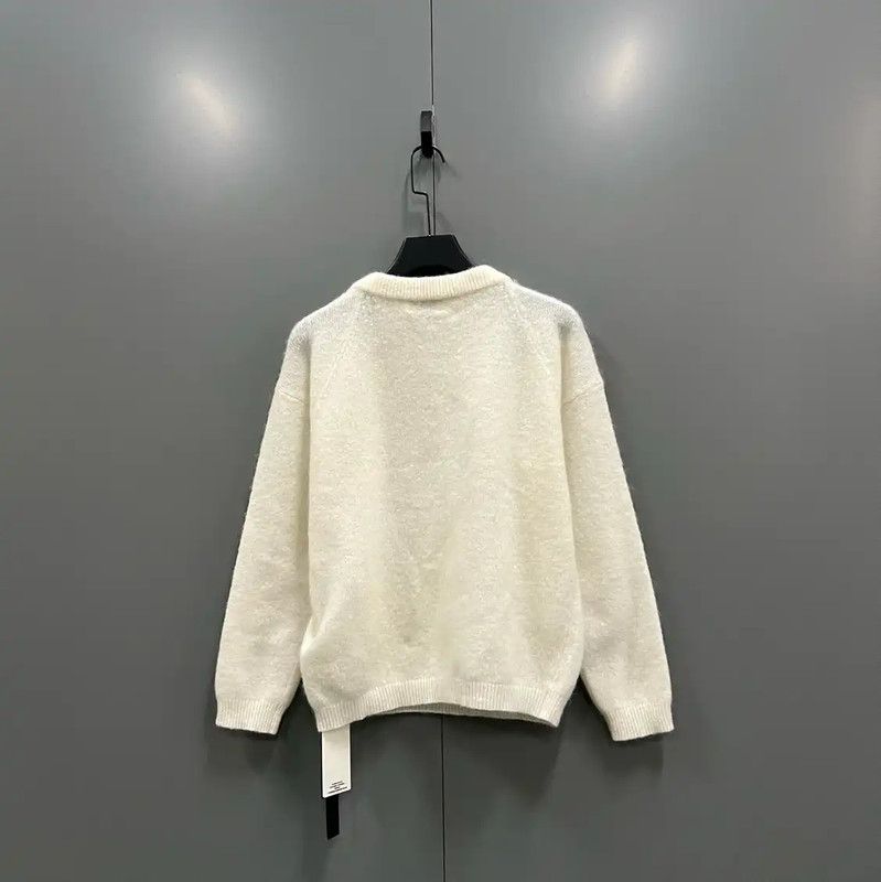 Acne Studios Acne Studios Beige Wool Women's Sweater Size XXS / US 00 / IT 34 - 3 Thumbnail