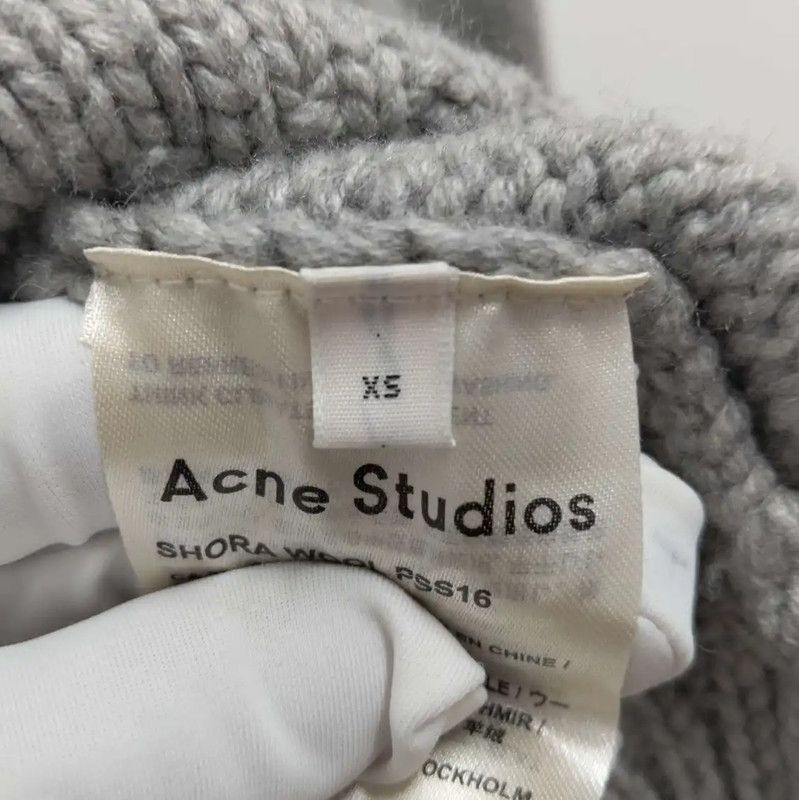 Acne Studios Acne Studios Women's Gray Wool Knit Sweater Size XS / US 0-2 / IT 36-38 - 5 Thumbnail