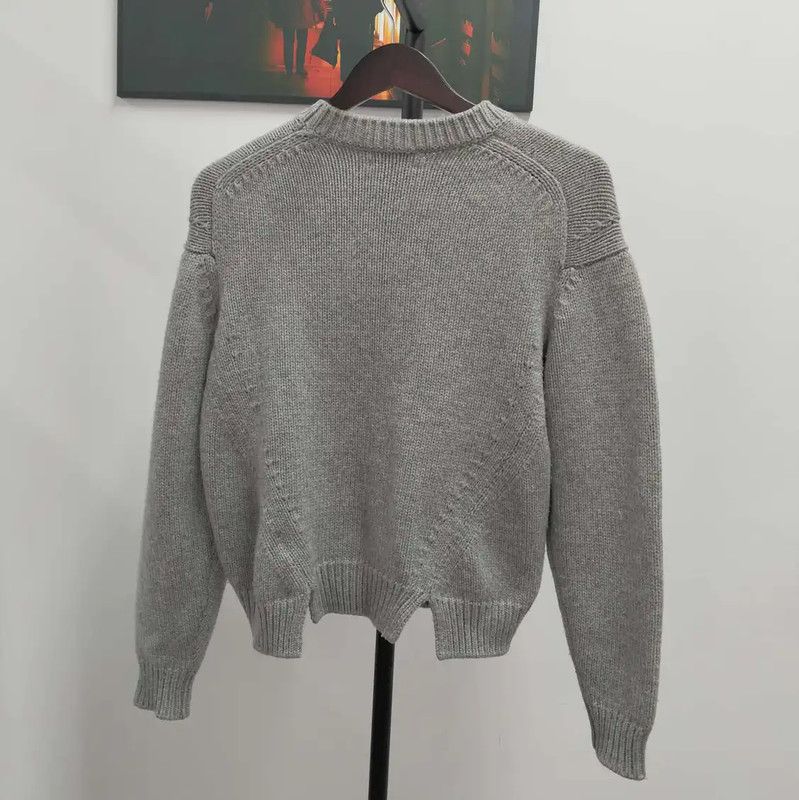 Acne Studios Acne Studios Women's Gray Wool Knit Sweater Size XS / US 0-2 / IT 36-38 - 2 Thumbnail