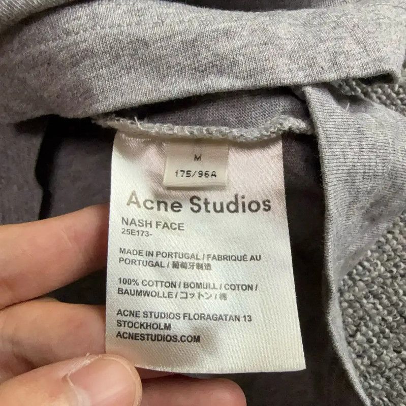 Acne Studios Acne Studios Gray Cotton Women's T-shirt Size M / US 6-8 / IT 42-44 - 4 Thumbnail