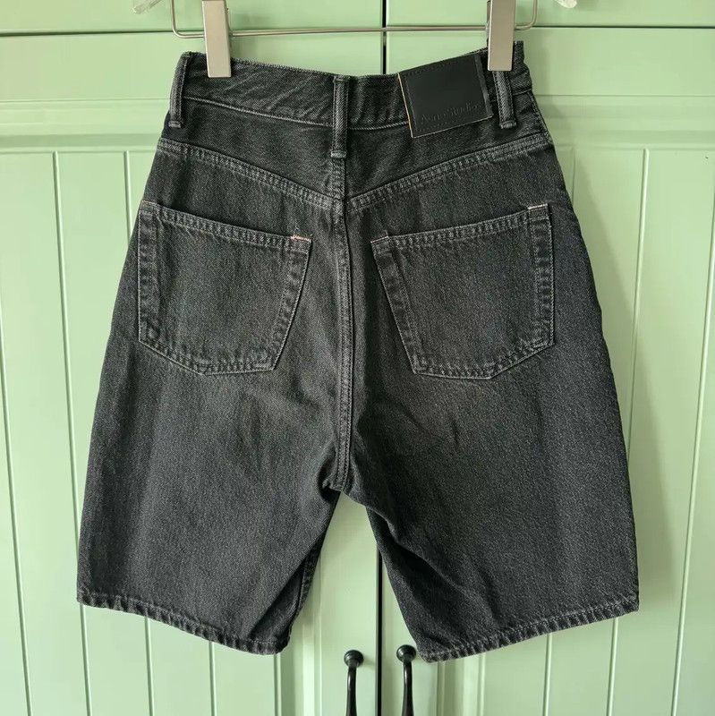 Acne Studios Acne Studios Black Cotton Women's Shorts Size 23" - 2 Thumbnail