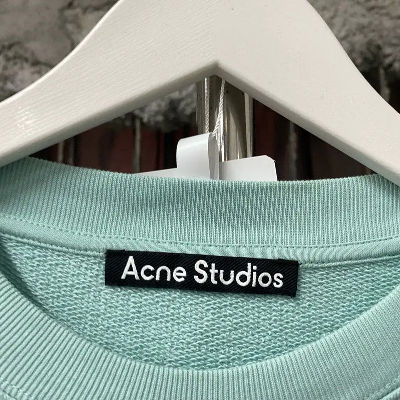 Acne Studios Acne Studios Light Blue Long Sleeve Sweatshirt Size S / US 4 / IT 40 - 7 Thumbnail