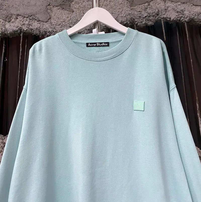 Acne Studios Acne Studios Light Blue Long Sleeve Sweatshirt Size S / US 4 / IT 40 - 3 Thumbnail