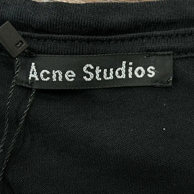 Acne Studios Acne Studios Summer Black Cotton Short Sleeve T-Shirt Size M / US 6-8 / IT 42-44 - 5 Thumbnail