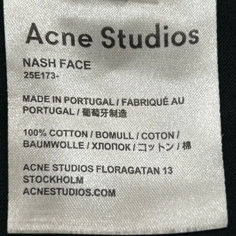 Acne Studios Acne Studios Summer Black Cotton Short Sleeve T-Shirt Size M / US 6-8 / IT 42-44 - 7 Thumbnail