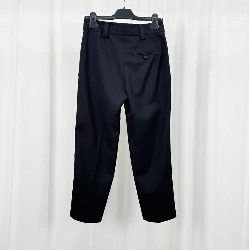 Acne Studios Acne Studios Black Wool Blend Casual Trousers Size 22" - 2 Thumbnail