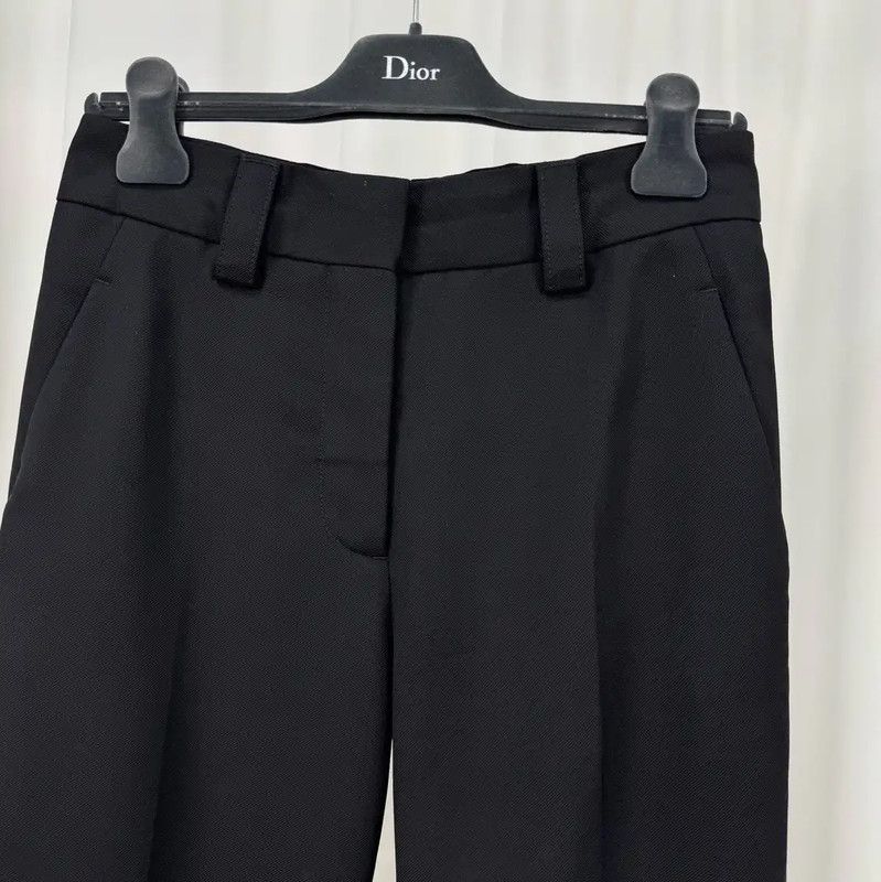 Acne Studios Acne Studios Black Wool Blend Casual Trousers Size 22" - 3 Thumbnail