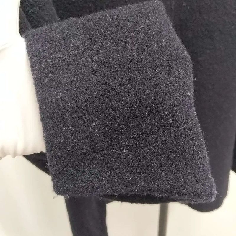 Acne Studios Acne Studios Navy Long Sleeve Cropped Sweatshirt Size XS / US 0-2 / IT 36-38 - 6 Thumbnail