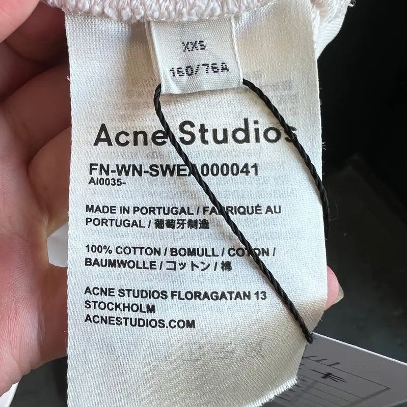 Acne Studios Acne Studios Pink Cotton Women's Hoodie Size XXS / US 00 / IT 34 - 4 Thumbnail