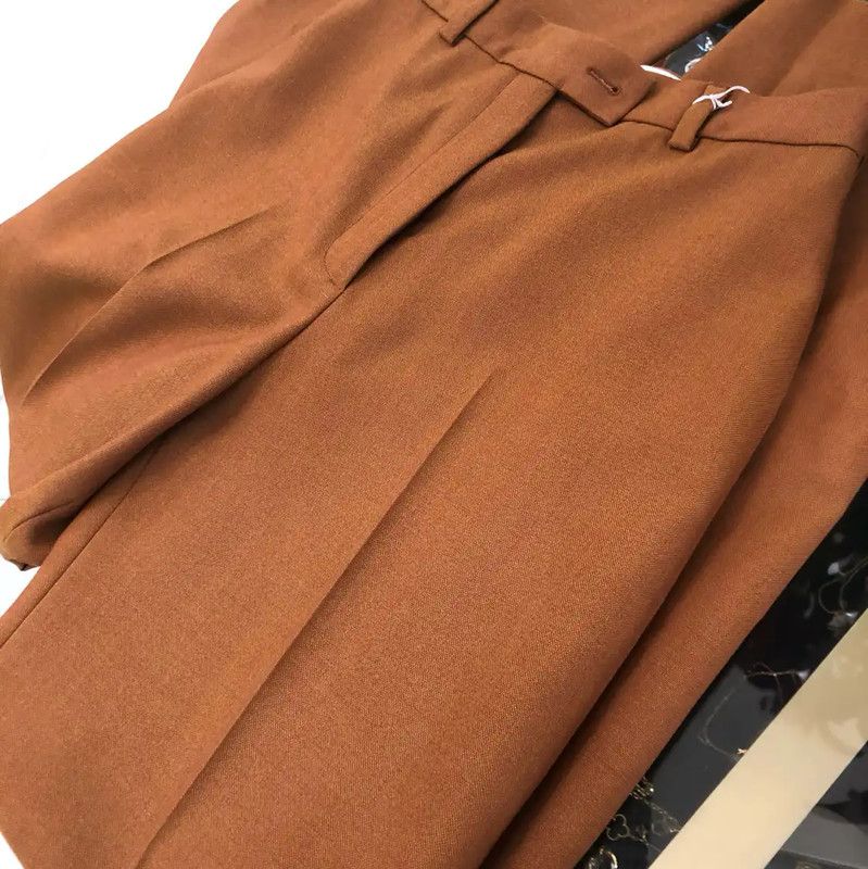 Acne Studios Acne Studios Brown Wool Casual Pants Size 23" - 8 Thumbnail