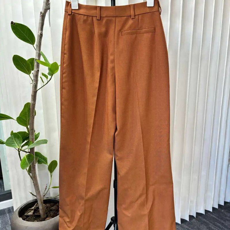 Acne Studios Acne Studios Brown Wool Casual Pants Size 23" - 2 Thumbnail