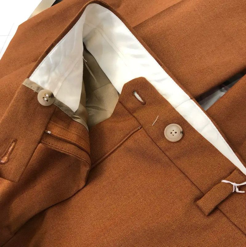 Acne Studios Acne Studios Brown Wool Casual Pants Size 23" - 7 Thumbnail