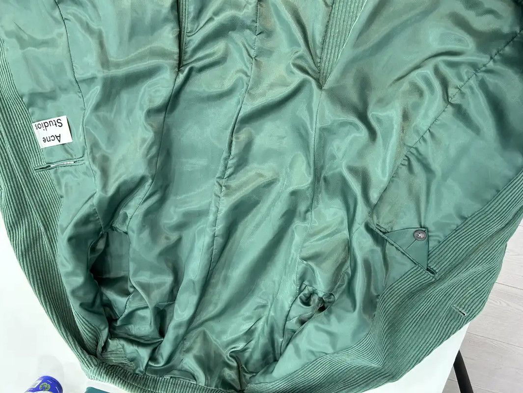 Acne Studios Acne Studios Green Corduroy Jacket for Women Size S / US 4 / IT 40 - 8 Thumbnail