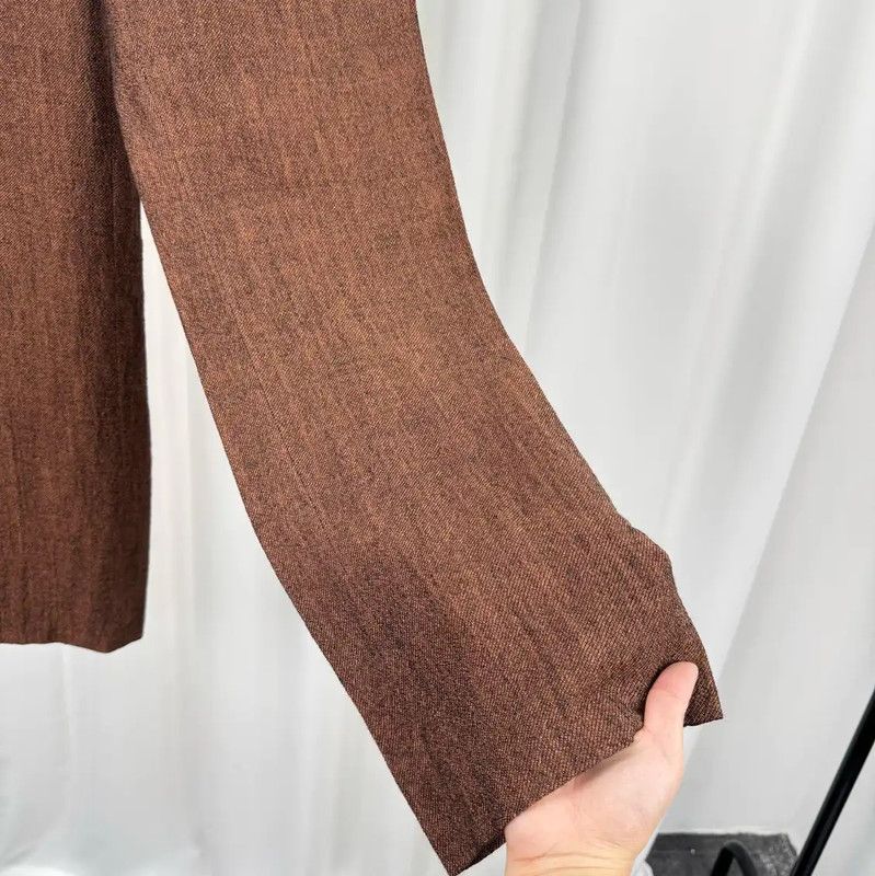 Acne Studios Acne Studios Brown Wool Casual Trousers for Women Size 27" / US 4 / IT 40 - 4 Thumbnail