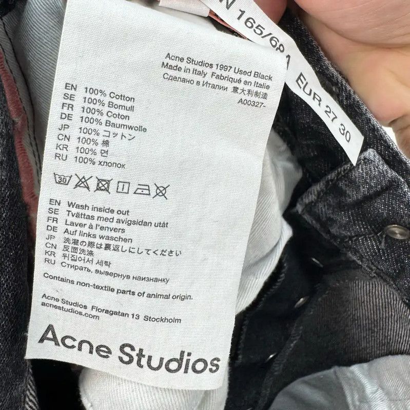 Acne Studios Acne Studios Gray Denim Jeans for Women Size 28" / US 6 / IT 42 - 7 Thumbnail