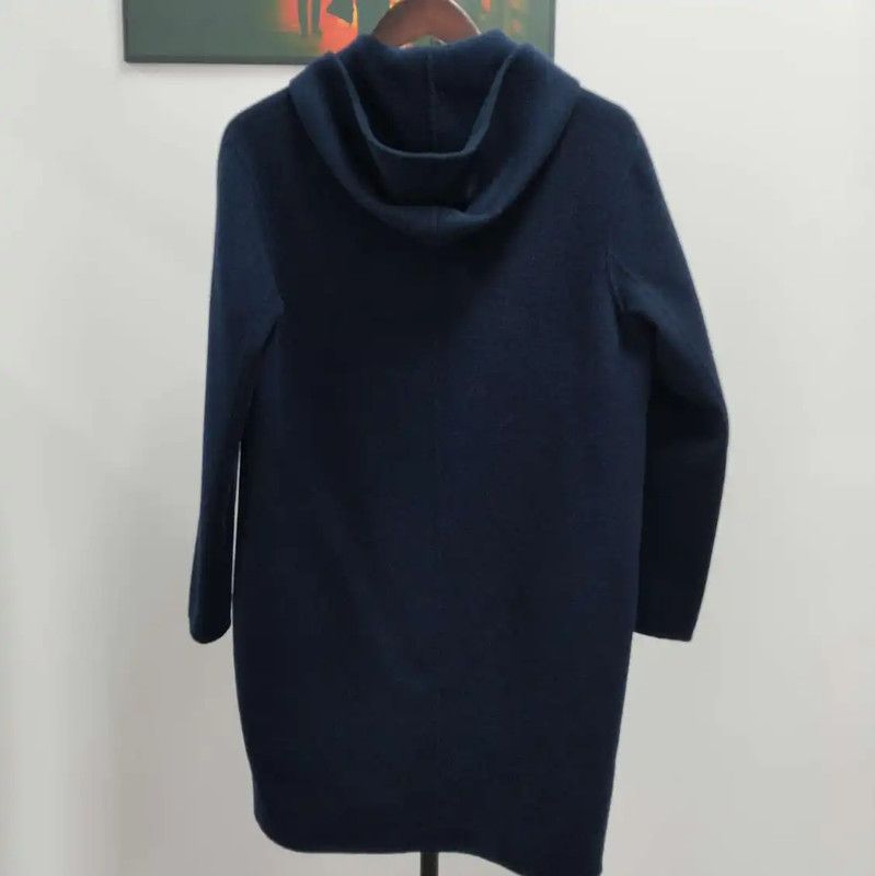Acne Studios Acne Studios Long Sleeve Navy Wool Cardigan Size S / US 4 / IT 40 - 2 Thumbnail