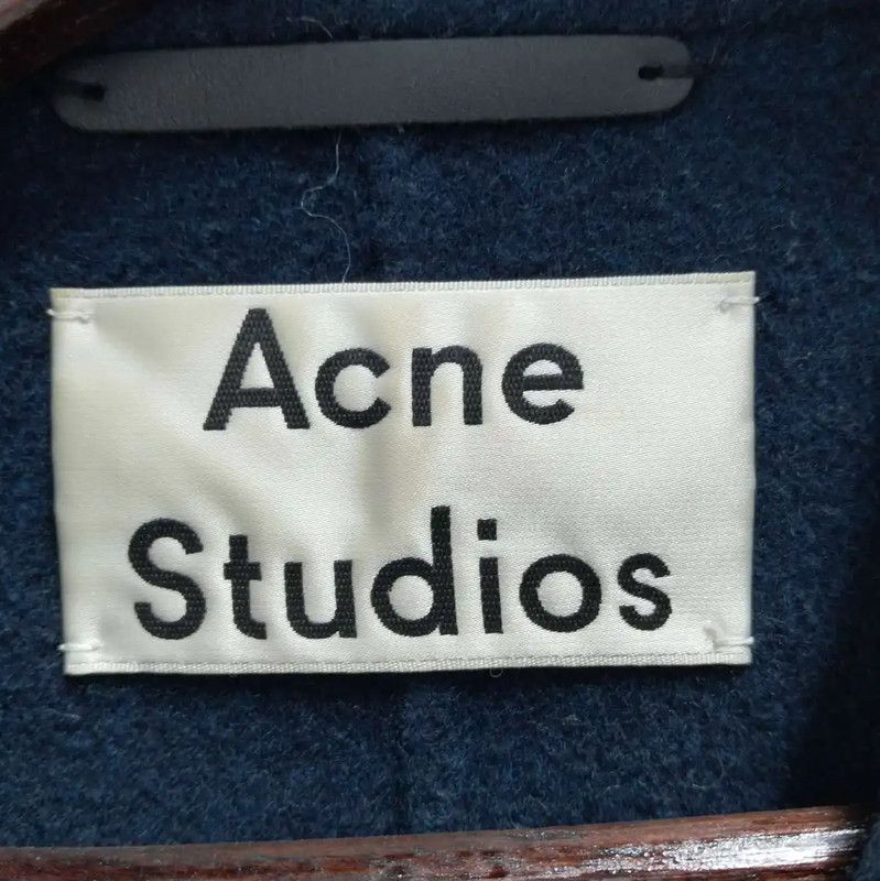 Acne Studios Acne Studios Long Sleeve Navy Wool Cardigan Size S / US 4 / IT 40 - 3 Thumbnail