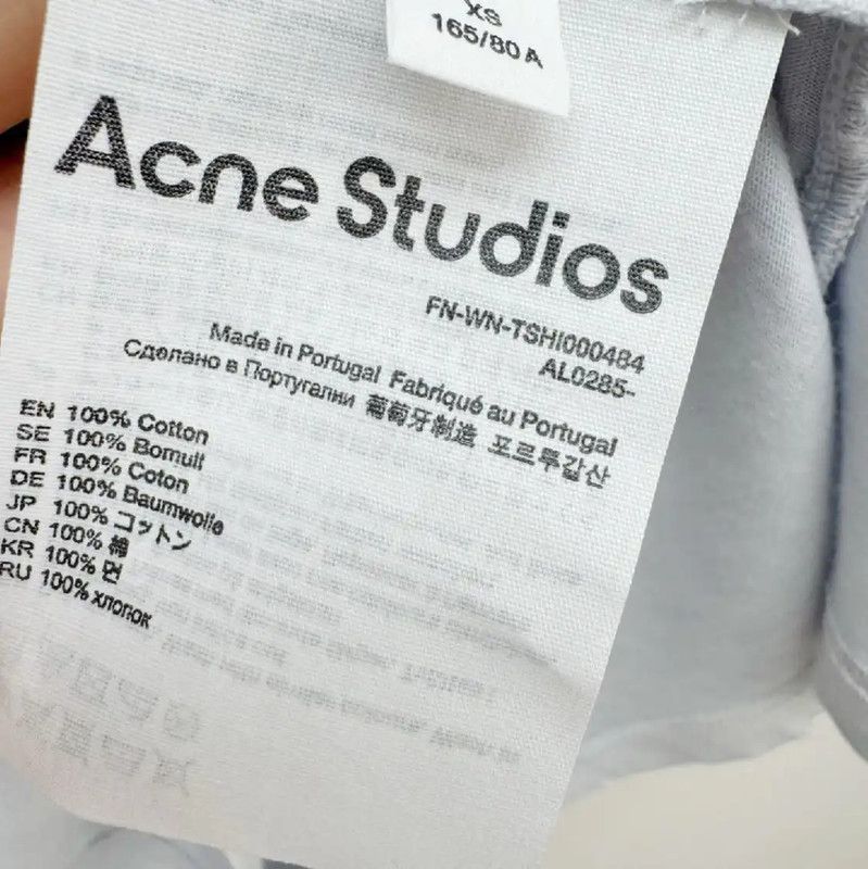 Acne Studios Acne Studios Purple Summer Short Sleeve T-Shirt Size XS / US 0-2 / IT 36-38 - 4 Thumbnail