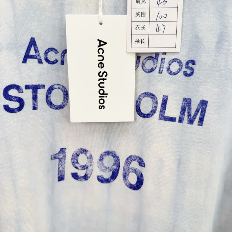 Acne Studios Acne Studios Purple Summer Short Sleeve T-Shirt Size XS / US 0-2 / IT 36-38 - 3 Thumbnail
