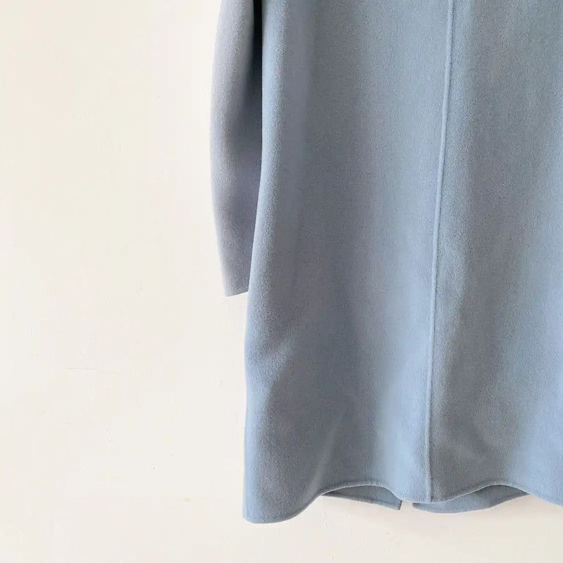 Acne Studios Acne Studios Wool Blend Long Coat in Blue Size M / US 6-8 / IT 42-44 - 5 Thumbnail