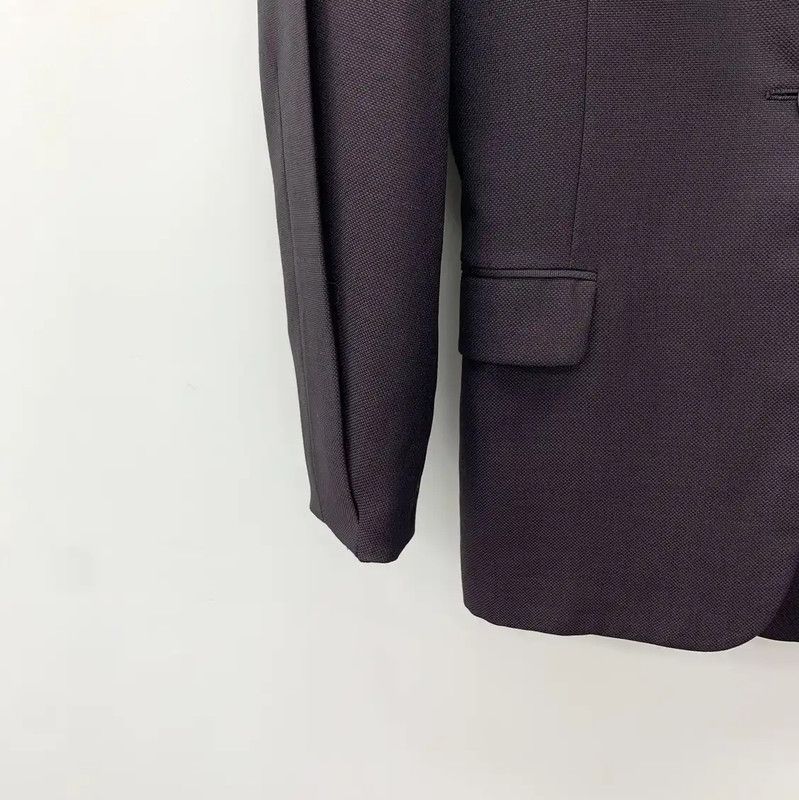 Acne Studios Acne Studios Deep Purple Wool Jacket Size ONE SIZE - 4 Thumbnail