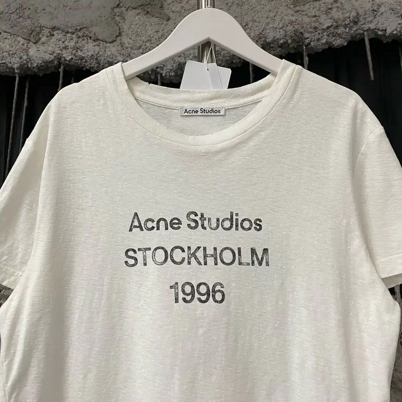 Acne Studios Acne Studios White Short Sleeve T-Shirt Size M / US 6-8 / IT 42-44 - 3 Thumbnail