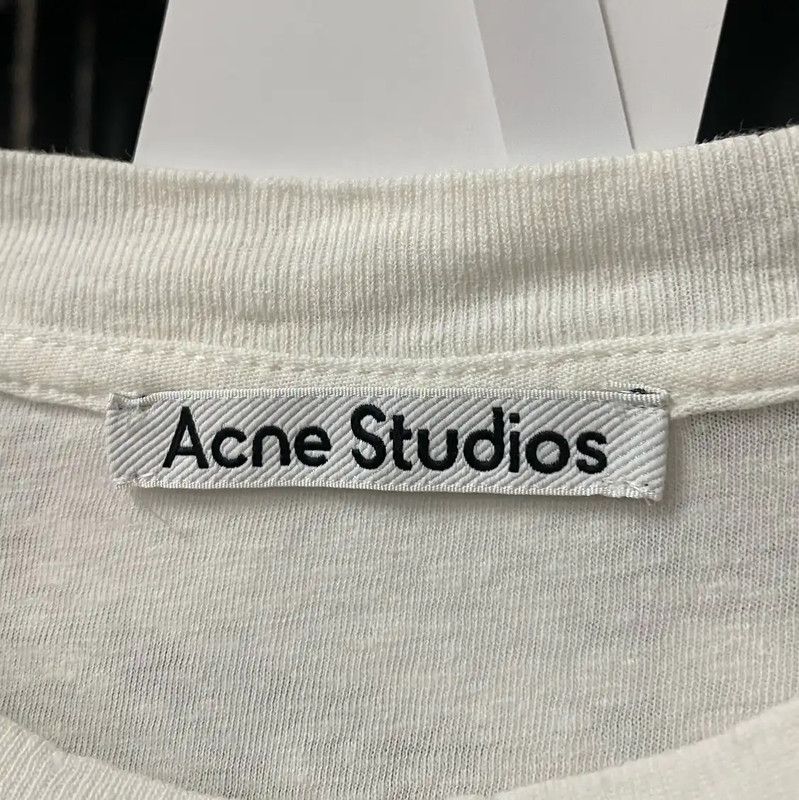 Acne Studios Acne Studios White Short Sleeve T-Shirt Size M / US 6-8 / IT 42-44 - 5 Thumbnail