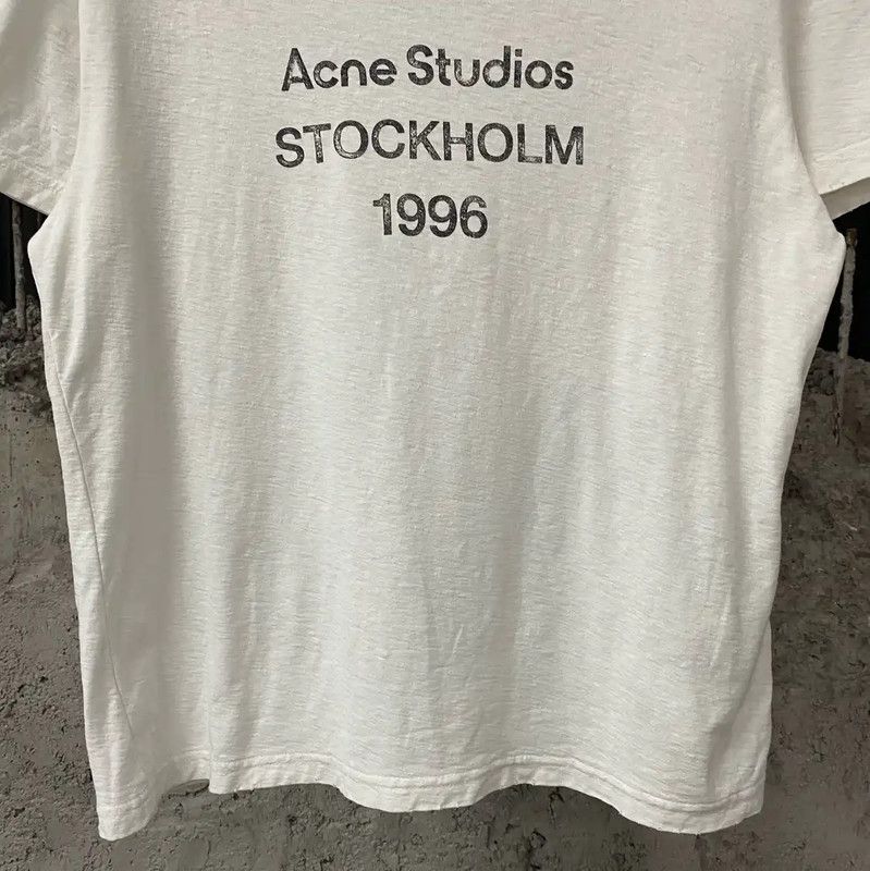Acne Studios Acne Studios White Short Sleeve T-Shirt Size M / US 6-8 / IT 42-44 - 4 Thumbnail