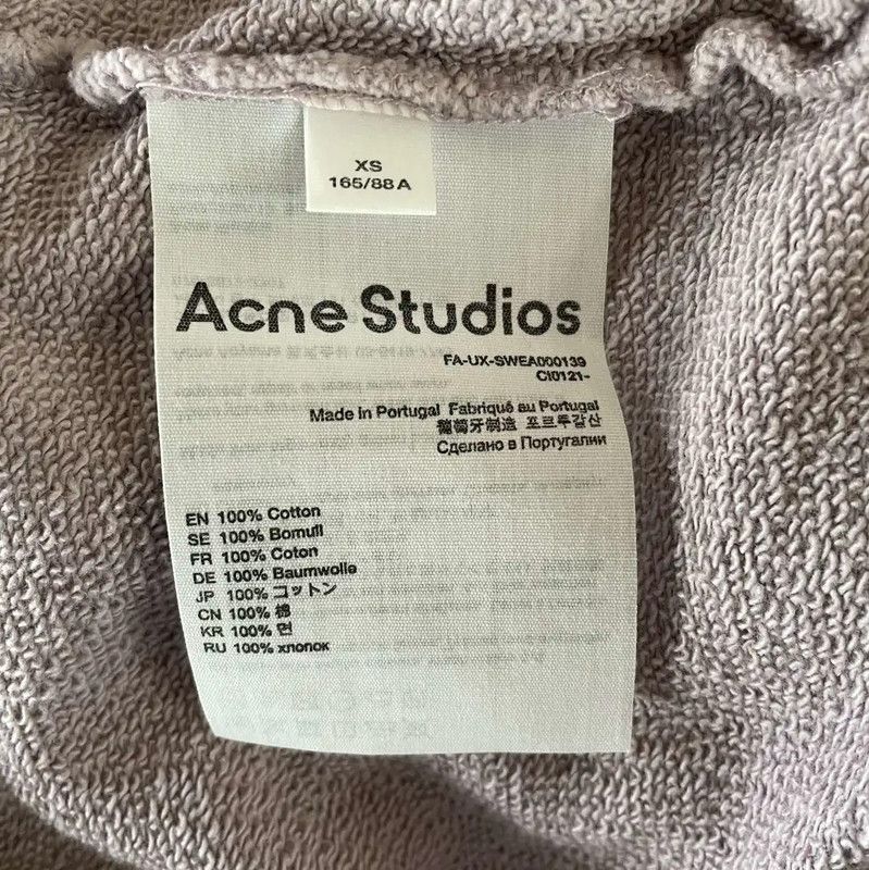 Acne Studios Acne Studios Pink Cotton Hoodie Size XS / US 0-2 / IT 36-38 - 4 Thumbnail