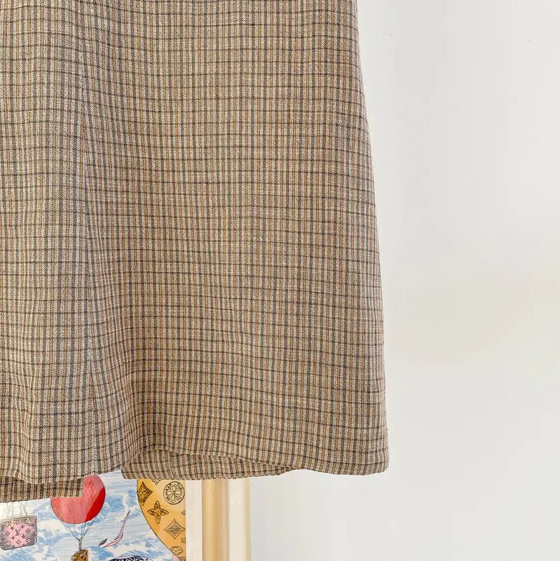 Acne Studios Acne Studios Khaki Midi Skirt for Women Size 23" - 4 Thumbnail