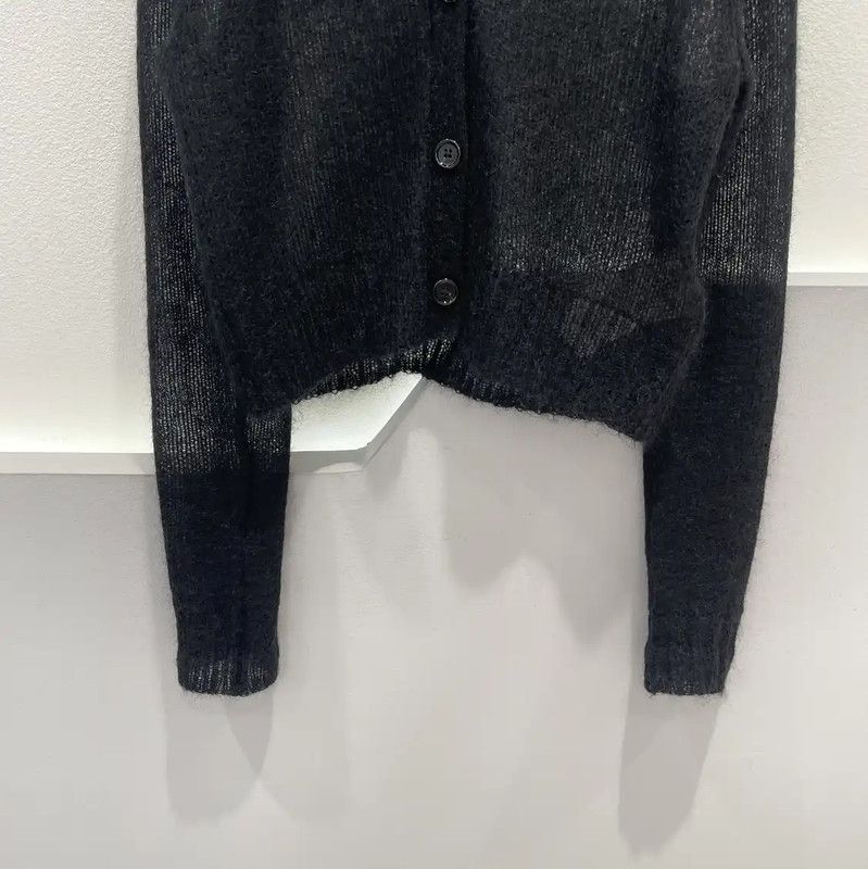 Acne Studios Acne Studios Women's Black Wool Cropped Cardigan Size S / US 4 / IT 40 - 4 Thumbnail